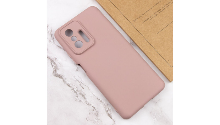 Чохол Silicone Cover Lakshmi Full Camera (AA) для Xiaomi 11T / 11T Pro Рожевий / Pink Sand - фото