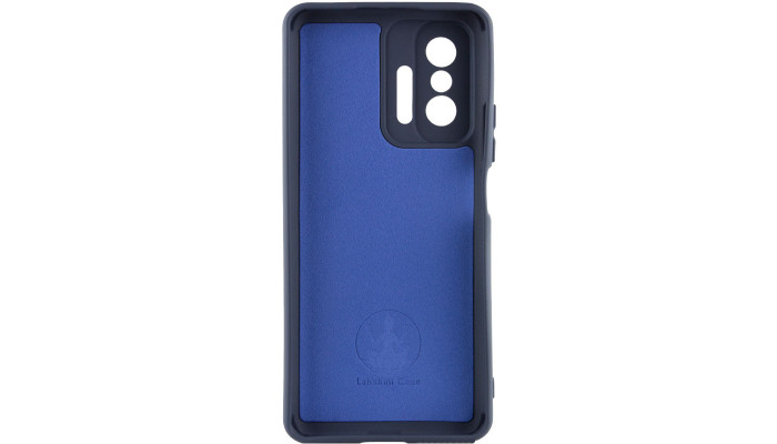 Чехол Silicone Cover Lakshmi Full Camera (AA) для Xiaomi 11T / 11T Pro Синий / Midnight Blue - фото