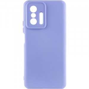 Чехол Silicone Cover Lakshmi Full Camera (AA) для Xiaomi 11T / 11T Pro Сиреневый / Dasheen