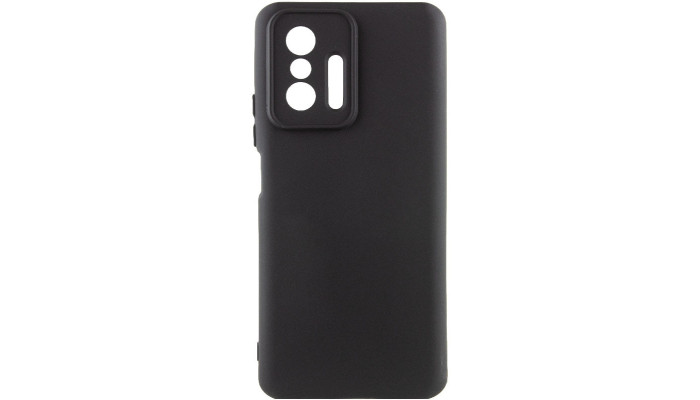 Чохол Silicone Cover Lakshmi Full Camera (AA) для Xiaomi 11T / 11T Pro Чорний / Black - фото