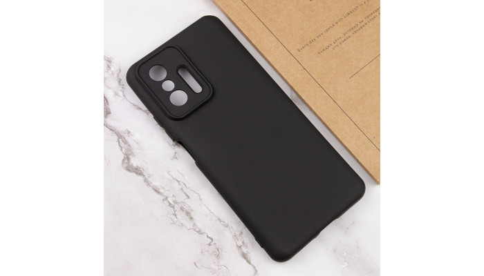 Чохол Silicone Cover Lakshmi Full Camera (AA) для Xiaomi 11T / 11T Pro Чорний / Black - фото