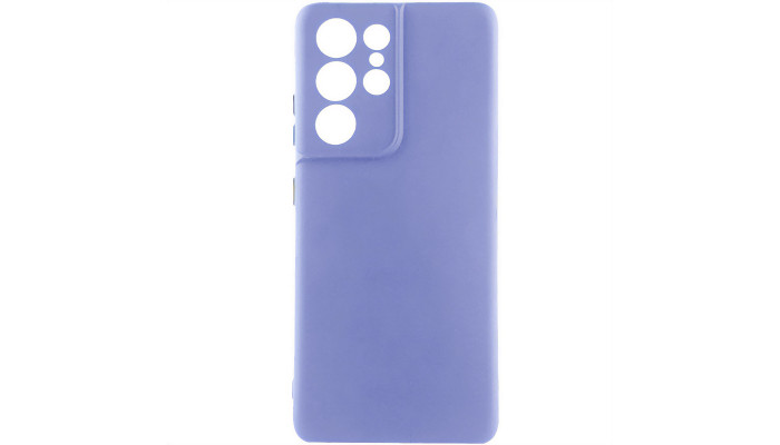 Чехол Silicone Cover Lakshmi Full Camera (AA) для Samsung Galaxy S22 Ultra Сиреневый / Dasheen - фото