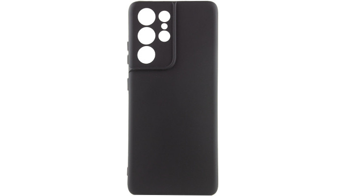 Чехол Silicone Cover Lakshmi Full Camera (AA) для Samsung Galaxy S22 Ultra Черный / Black - фото