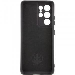 Чехол Silicone Cover Lakshmi Full Camera (AA) для Samsung Galaxy S22 Ultra Черный / Black