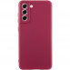 Чохол Silicone Cover Lakshmi Full Camera (AA) для Samsung Galaxy S22 Бордовий / Marsala