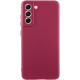 Чехол Silicone Cover Lakshmi Full Camera (AA) для Samsung Galaxy S22 Бордовый / Marsala - фото