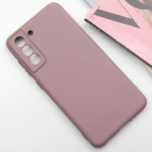 Чохол Silicone Cover Lakshmi Full Camera (AA) для Samsung Galaxy S22 Рожевий / Pink Sand