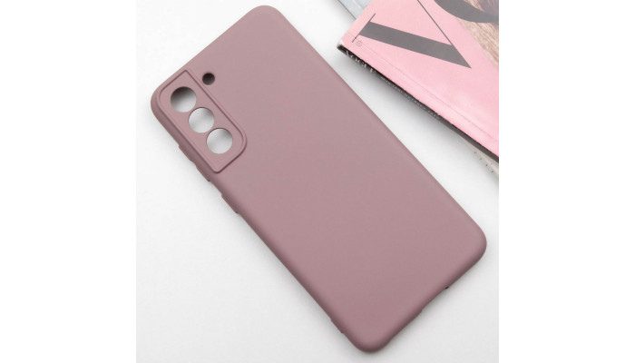 Чохол Silicone Cover Lakshmi Full Camera (AA) для Samsung Galaxy S22 Рожевий / Pink Sand - фото