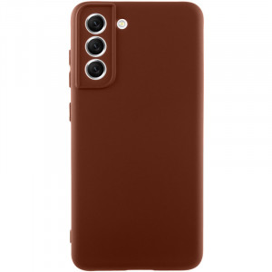 Чехол Silicone Cover Lakshmi Full Camera (AA) для Samsung Galaxy S22 Коричневый / Brown