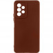 Чехол Silicone Cover Lakshmi Full Camera (AA) для Samsung Galaxy A13 4G Коричневый / Brown