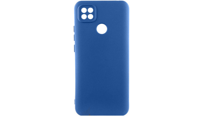 Чохол Silicone Cover Lakshmi Full Camera (AA) для Xiaomi Redmi 10A Синій / Navy Blue - фото