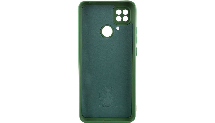 Чехол Silicone Cover Lakshmi Full Camera (AA) для Xiaomi Redmi 10C Зеленый / Dark green - фото