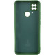 Чохол Silicone Cover Lakshmi Full Camera (AA) для Xiaomi Redmi 10C Зелений / Dark green - фото