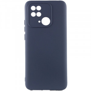 Чохол Silicone Cover Lakshmi Full Camera (AA) для Xiaomi Redmi 10C Синій / Midnight Blue