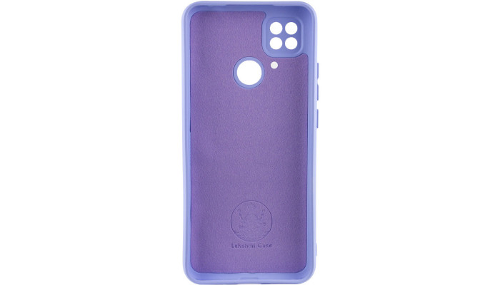 Чохол Silicone Cover Lakshmi Full Camera (AA) для Xiaomi Redmi 10C Бузковий / Dasheen - фото