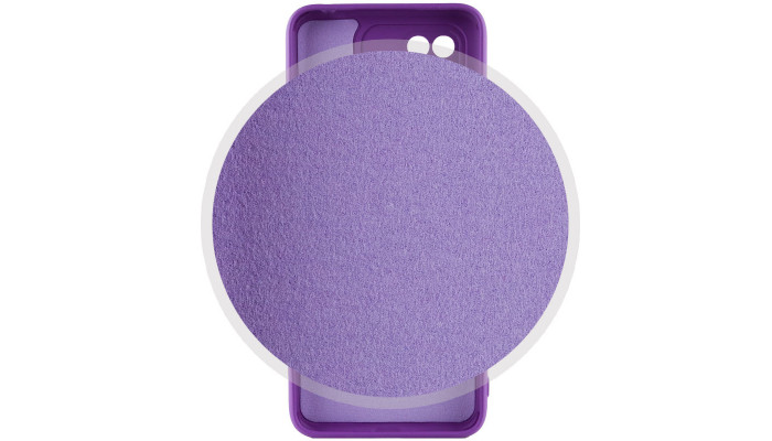 Чехол Silicone Cover Lakshmi Full Camera (AA) для Xiaomi Redmi 10C Фиолетовый / Purple - фото