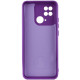 Чехол Silicone Cover Lakshmi Full Camera (AA) для Xiaomi Redmi 10C Фиолетовый / Purple - фото