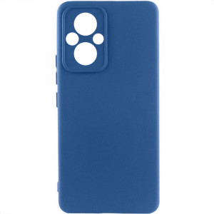 Чехол Silicone Cover Lakshmi Full Camera (AA) для Xiaomi Poco M5 Синий / Navy Blue