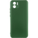 Чохол Silicone Cover Lakshmi Full Camera (AA) для Xiaomi Redmi A1 / A2 Зелений / Dark green - фото