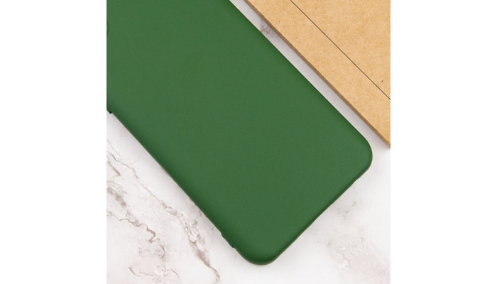 Чохол Silicone Cover Lakshmi Full Camera (AA) для Xiaomi Redmi A1 / A2 Зелений / Dark green - фото