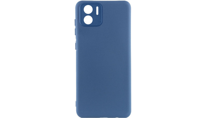 Чехол Silicone Cover Lakshmi Full Camera (AA) для Xiaomi Redmi A1 / A2 Синий / Navy Blue - фото