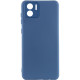 Чехол Silicone Cover Lakshmi Full Camera (AA) для Xiaomi Redmi A1 / A2 Синий / Navy Blue - фото