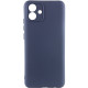 Чехол Silicone Cover Lakshmi Full Camera (AA) для Samsung Galaxy A04 Синий / Midnight Blue - фото