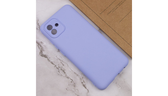 Чехол Silicone Cover Lakshmi Full Camera (AA) для Samsung Galaxy A04 Сиреневый / Dasheen - фото