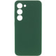 Чохол Silicone Cover Lakshmi Full Camera (AA) для Samsung Galaxy S23 Зелений / Dark green - фото