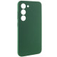 Чохол Silicone Cover Lakshmi Full Camera (AA) для Samsung Galaxy S23 Зелений / Dark green - фото