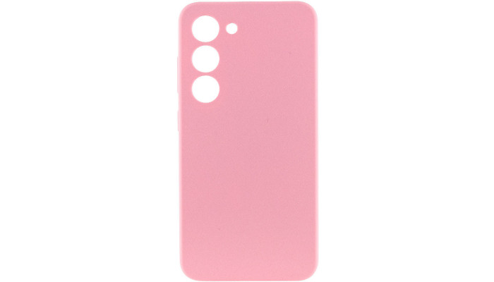 Чохол Silicone Cover Lakshmi Full Camera (AA) для Samsung Galaxy S23 Рожевий / Pink - фото