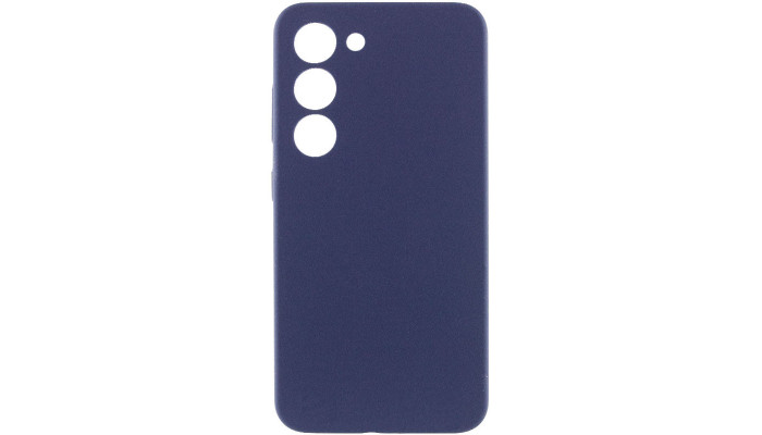 Чохол Silicone Cover Lakshmi Full Camera (AA) для Samsung Galaxy S23 Синій / Midnight Blue - фото