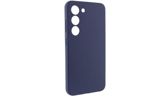 Чохол Silicone Cover Lakshmi Full Camera (AA) для Samsung Galaxy S23 Синій / Midnight Blue - фото