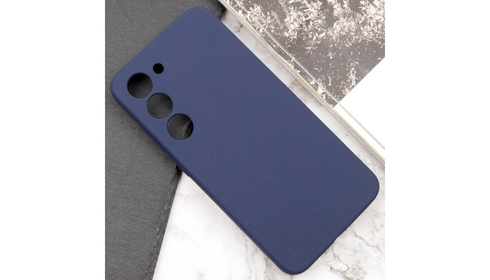 Чохол Silicone Cover Lakshmi Full Camera (AA) для Samsung Galaxy S23 Синій / Midnight Blue - фото