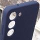 Чохол Silicone Cover Lakshmi Full Camera (AA) для Samsung Galaxy S23 Синій / Midnight Blue - фото