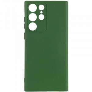 Чохол Silicone Cover Lakshmi Full Camera (AA) для Samsung Galaxy S23 Ultra Зелений / Dark green