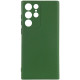 Чехол Silicone Cover Lakshmi Full Camera (AA) для Samsung Galaxy S23 Ultra Зеленый / Dark green - фото