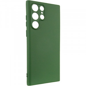 Чохол Silicone Cover Lakshmi Full Camera (AA) для Samsung Galaxy S23 Ultra Зелений / Dark green