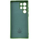 Чехол Silicone Cover Lakshmi Full Camera (AA) для Samsung Galaxy S23 Ultra Зеленый / Dark green - фото