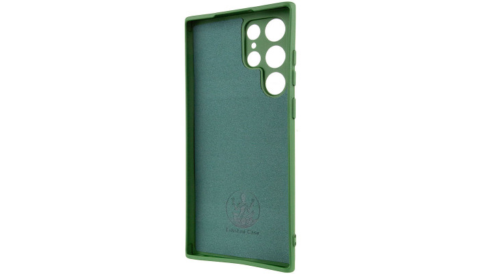 Чехол Silicone Cover Lakshmi Full Camera (AA) для Samsung Galaxy S23 Ultra Зеленый / Dark green - фото