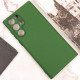 Чехол Silicone Cover Lakshmi Full Camera (AA) для Samsung Galaxy S23 Ultra Зеленый / Dark green - фото