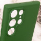 Чехол Silicone Cover Lakshmi Full Camera (AA) для Samsung Galaxy S23 Ultra Зеленый / Dark green - фото