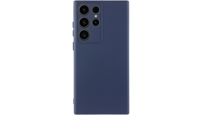 Чохол Silicone Cover Lakshmi Full Camera (AA) для Samsung Galaxy S23 Ultra Синій / Midnight Blue - фото