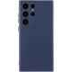 Чохол Silicone Cover Lakshmi Full Camera (AA) для Samsung Galaxy S23 Ultra Синій / Midnight Blue - фото