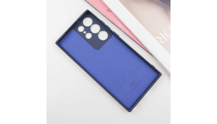 Чохол Silicone Cover Lakshmi Full Camera (AA) для Samsung Galaxy S23 Ultra Синій / Midnight Blue - фото