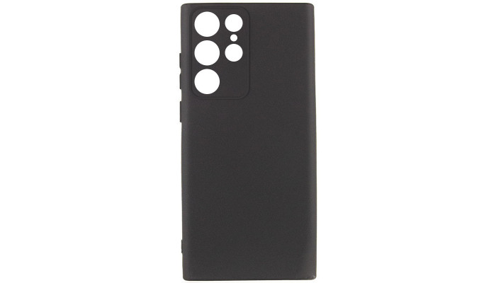 Чохол Silicone Cover Lakshmi Full Camera (AA) для Samsung Galaxy S23 Ultra Чорний / Black - фото