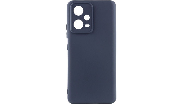 Чохол Silicone Cover Lakshmi Full Camera (AA) для Xiaomi Poco X5 5G / Note 12 5G Синій / Midnight Blue - фото