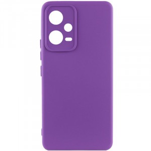 Чехол Silicone Cover Lakshmi Full Camera (AA) для Xiaomi Poco X5 5G / Note 12 5G Фиолетовый / Purple