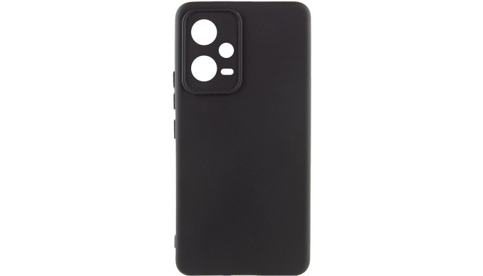 Чехол Silicone Cover Lakshmi Full Camera (AA) для Xiaomi Poco X5 5G / Note 12 5G Черный / Black - фото