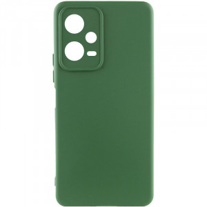 Чехол Silicone Cover Lakshmi Full Camera (AA) для Xiaomi Redmi Note 12 Pro 5G Зеленый / Dark green